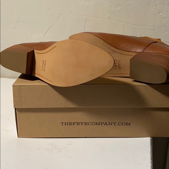 Cognac leather and suede bootie - Picture 4 of 4